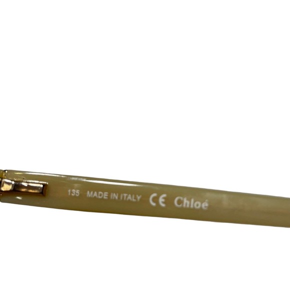Authentic Chloe CE 2612 772 Yellow Ivory 53mm Eyeglasses Frames Italy - Picture 3 of 6
